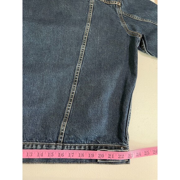 Vtg Levi's Jean Jacket Mens XL Denim 90s 70507 Made In Mexico Trucker Med Wash - Picture 16 of 16